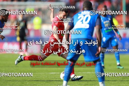 1394826, Tehran, , لیگ برتر فوتبال ایران، Persian Gulf Cup، Week 23، Second Leg، Persepolis 1 v 0 Esteghlal on 2019/03/30 at Azadi Stadium