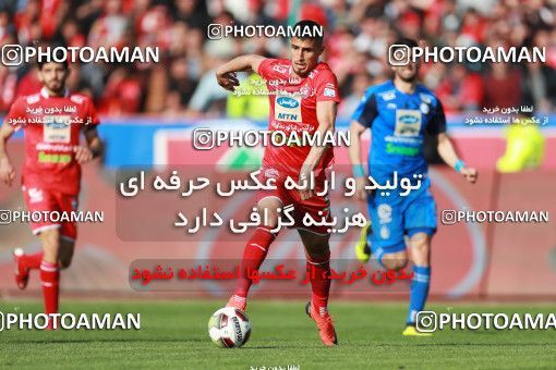 1394802, Tehran, , لیگ برتر فوتبال ایران، Persian Gulf Cup، Week 23، Second Leg، Persepolis 1 v 0 Esteghlal on 2019/03/30 at Azadi Stadium