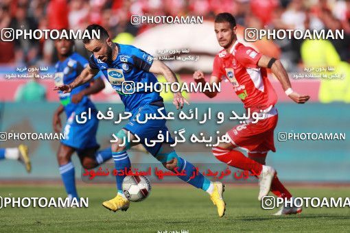 1394480, Tehran, , لیگ برتر فوتبال ایران، Persian Gulf Cup، Week 23، Second Leg، Persepolis 1 v 0 Esteghlal on 2019/03/30 at Azadi Stadium