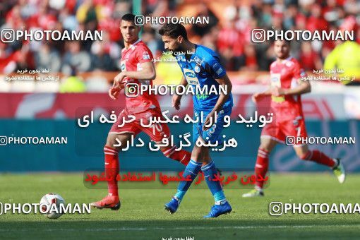 1394470, Tehran, , لیگ برتر فوتبال ایران، Persian Gulf Cup، Week 23، Second Leg، Persepolis 1 v 0 Esteghlal on 2019/03/30 at Azadi Stadium