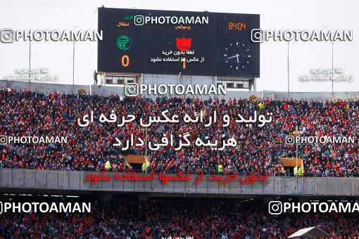 1394318, Tehran, , لیگ برتر فوتبال ایران، Persian Gulf Cup، Week 23، Second Leg، Persepolis 1 v 0 Esteghlal on 2019/03/30 at Azadi Stadium