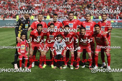 1395612, Tehran, , لیگ برتر فوتبال ایران، Persian Gulf Cup، Week 23، Second Leg، Persepolis 1 v 0 Esteghlal on 2019/03/30 at Azadi Stadium