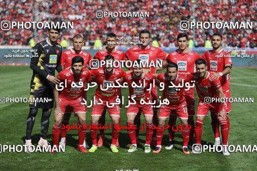 1395701, Tehran, , لیگ برتر فوتبال ایران، Persian Gulf Cup، Week 23، Second Leg، Persepolis 1 v 0 Esteghlal on 2019/03/30 at Azadi Stadium