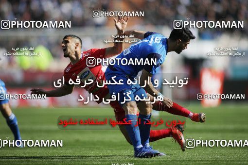 1395748, Tehran, , لیگ برتر فوتبال ایران، Persian Gulf Cup، Week 23، Second Leg، Persepolis 1 v 0 Esteghlal on 2019/03/30 at Azadi Stadium