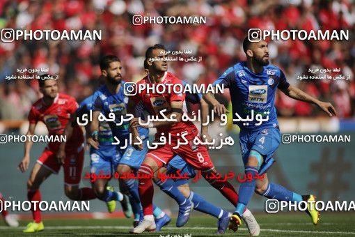 1395765, Tehran, , لیگ برتر فوتبال ایران، Persian Gulf Cup، Week 23، Second Leg، Persepolis 1 v 0 Esteghlal on 2019/03/30 at Azadi Stadium