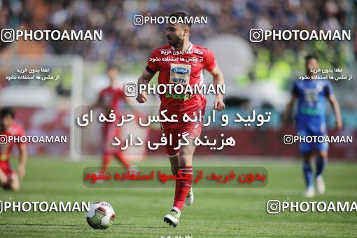 1395718, Tehran, , لیگ برتر فوتبال ایران، Persian Gulf Cup، Week 23، Second Leg، Persepolis 1 v 0 Esteghlal on 2019/03/30 at Azadi Stadium