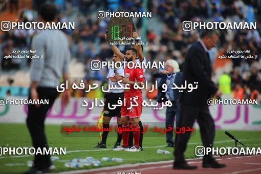 1395675, Tehran, , لیگ برتر فوتبال ایران، Persian Gulf Cup، Week 23، Second Leg، Persepolis 1 v 0 Esteghlal on 2019/03/30 at Azadi Stadium
