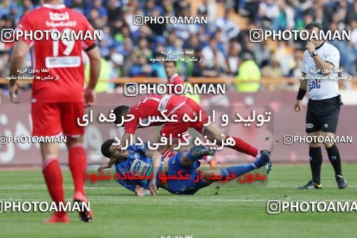 1397408, Tehran, , لیگ برتر فوتبال ایران، Persian Gulf Cup، Week 23، Second Leg، Persepolis 1 v 0 Esteghlal on 2019/03/30 at Azadi Stadium