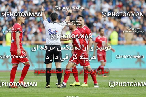 1397336, Tehran, , لیگ برتر فوتبال ایران، Persian Gulf Cup، Week 23، Second Leg، Persepolis 1 v 0 Esteghlal on 2019/03/30 at Azadi Stadium