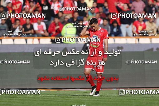1397368, Tehran, , لیگ برتر فوتبال ایران، Persian Gulf Cup، Week 23، Second Leg، Persepolis 1 v 0 Esteghlal on 2019/03/30 at Azadi Stadium
