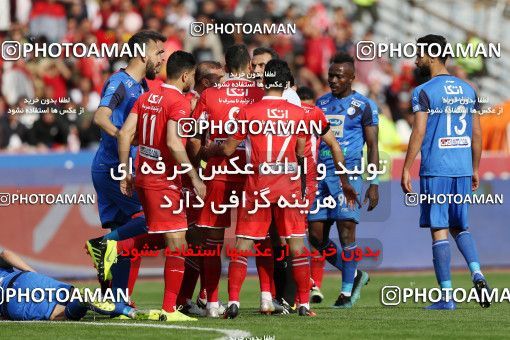 1397309, Tehran, , لیگ برتر فوتبال ایران، Persian Gulf Cup، Week 23، Second Leg، Persepolis 1 v 0 Esteghlal on 2019/03/30 at Azadi Stadium