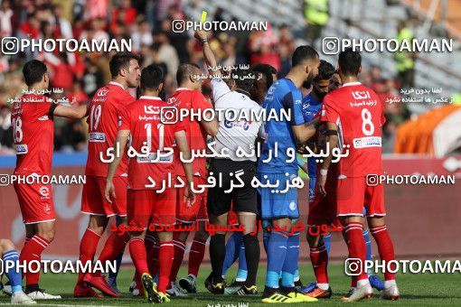 1397294, Tehran, , لیگ برتر فوتبال ایران، Persian Gulf Cup، Week 23، Second Leg، Persepolis 1 v 0 Esteghlal on 2019/03/30 at Azadi Stadium