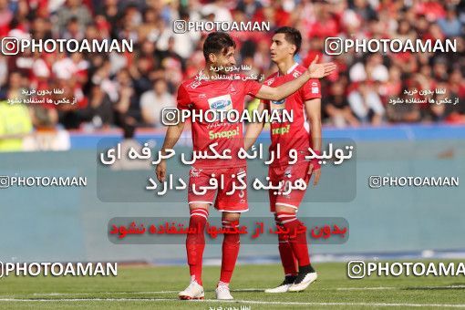 1397377, Tehran, , لیگ برتر فوتبال ایران، Persian Gulf Cup، Week 23، Second Leg، Persepolis 1 v 0 Esteghlal on 2019/03/30 at Azadi Stadium