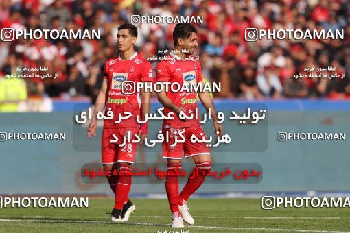 1397376, Tehran, , لیگ برتر فوتبال ایران، Persian Gulf Cup، Week 23، Second Leg، Persepolis 1 v 0 Esteghlal on 2019/03/30 at Azadi Stadium