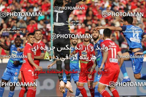 1397399, Tehran, , لیگ برتر فوتبال ایران، Persian Gulf Cup، Week 23، Second Leg، Persepolis 1 v 0 Esteghlal on 2019/03/30 at Azadi Stadium