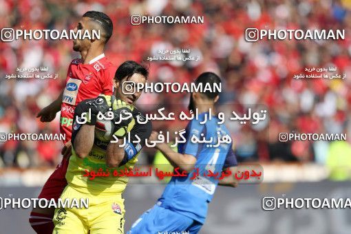 1397461, Tehran, , لیگ برتر فوتبال ایران، Persian Gulf Cup، Week 23، Second Leg، Persepolis 1 v 0 Esteghlal on 2019/03/30 at Azadi Stadium