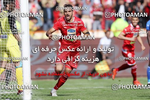 1397494, Tehran, , لیگ برتر فوتبال ایران، Persian Gulf Cup، Week 23، Second Leg، Persepolis 1 v 0 Esteghlal on 2019/03/30 at Azadi Stadium