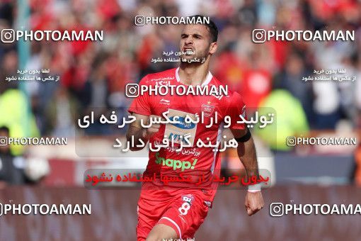 1397468, Tehran, , لیگ برتر فوتبال ایران، Persian Gulf Cup، Week 23، Second Leg، Persepolis 1 v 0 Esteghlal on 2019/03/30 at Azadi Stadium