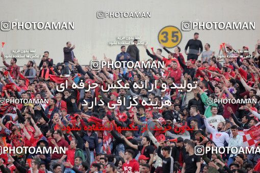 1397456, Tehran, , لیگ برتر فوتبال ایران، Persian Gulf Cup، Week 23، Second Leg، Persepolis 1 v 0 Esteghlal on 2019/03/30 at Azadi Stadium