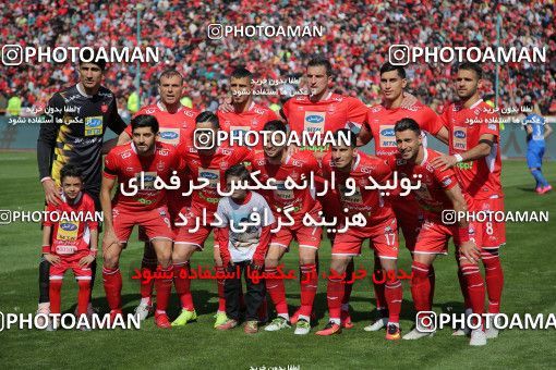 1397525, Tehran, , لیگ برتر فوتبال ایران، Persian Gulf Cup، Week 23، Second Leg، Persepolis 1 v 0 Esteghlal on 2019/03/30 at Azadi Stadium