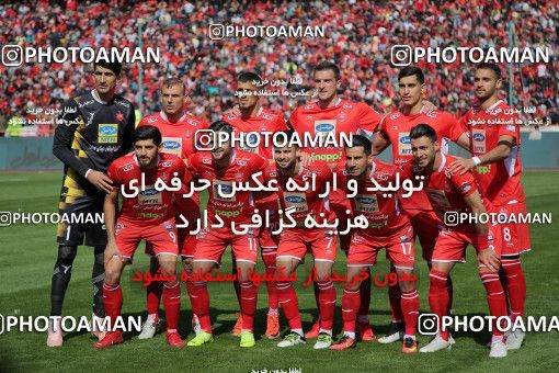 1397545, Tehran, , لیگ برتر فوتبال ایران، Persian Gulf Cup، Week 23، Second Leg، Persepolis 1 v 0 Esteghlal on 2019/03/30 at Azadi Stadium