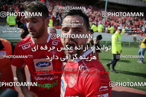 1397536, Tehran, , لیگ برتر فوتبال ایران، Persian Gulf Cup، Week 23، Second Leg، Persepolis 1 v 0 Esteghlal on 2019/03/30 at Azadi Stadium