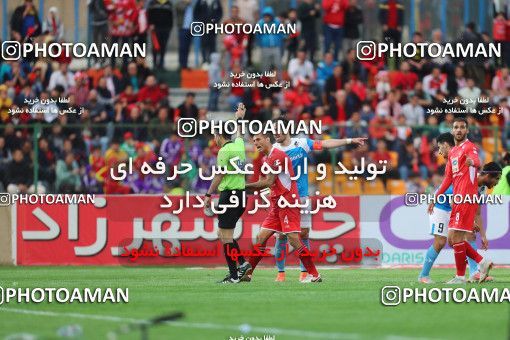 1443837, Tehran,Shahr Qods, , لیگ برتر فوتبال ایران، Persian Gulf Cup، Week 24، Second Leg، Paykan 0 v 2 Persepolis on 2019/04/04 at Shahr-e Qods Stadium