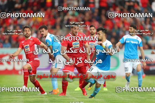 1443853, Tehran,Shahr Qods, , لیگ برتر فوتبال ایران، Persian Gulf Cup، Week 24، Second Leg، Paykan 0 v 2 Persepolis on 2019/04/04 at Shahr-e Qods Stadium