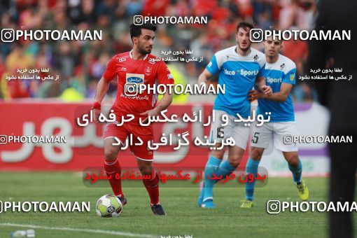 1396883, Tehran,Shahr Qods, , لیگ برتر فوتبال ایران، Persian Gulf Cup، Week 24، Second Leg، Paykan 0 v 2 Persepolis on 2019/04/04 at Shahr-e Qods Stadium