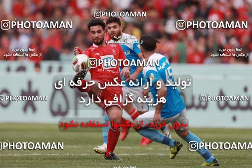 1396943, Tehran,Shahr Qods, , لیگ برتر فوتبال ایران، Persian Gulf Cup، Week 24، Second Leg، Paykan 0 v 2 Persepolis on 2019/04/04 at Shahr-e Qods Stadium