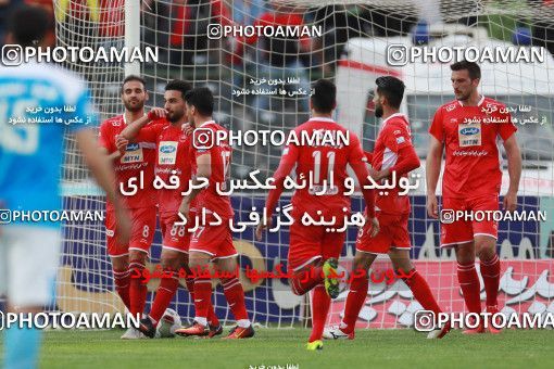 1396772, Tehran,Shahr Qods, , لیگ برتر فوتبال ایران، Persian Gulf Cup، Week 24، Second Leg، Paykan 0 v 2 Persepolis on 2019/04/04 at Shahr-e Qods Stadium