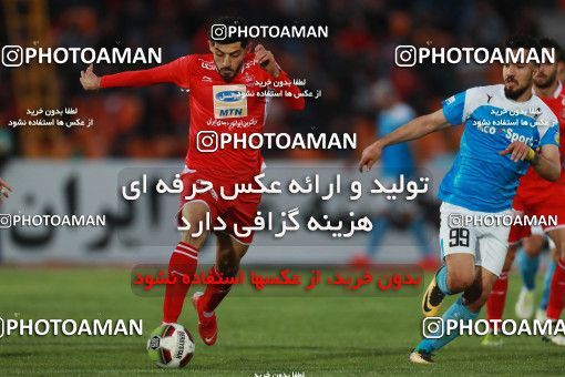 1396946, Tehran,Shahr Qods, , لیگ برتر فوتبال ایران، Persian Gulf Cup، Week 24، Second Leg، Paykan 0 v 2 Persepolis on 2019/04/04 at Shahr-e Qods Stadium