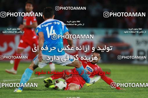 1396840, Tehran,Shahr Qods, , لیگ برتر فوتبال ایران، Persian Gulf Cup، Week 24، Second Leg، Paykan 0 v 2 Persepolis on 2019/04/04 at Shahr-e Qods Stadium