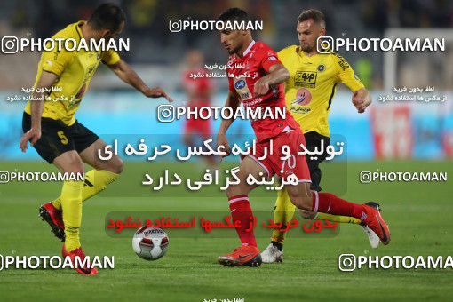 1447945, Tehran, , لیگ برتر فوتبال ایران، Persian Gulf Cup، Week 27، Second Leg، Persepolis 0 v 0 Sepahan on 2019/04/26 at Azadi Stadium