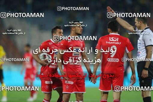 1447984, Tehran, , لیگ برتر فوتبال ایران، Persian Gulf Cup، Week 27، Second Leg، Persepolis 0 v 0 Sepahan on 2019/04/26 at Azadi Stadium