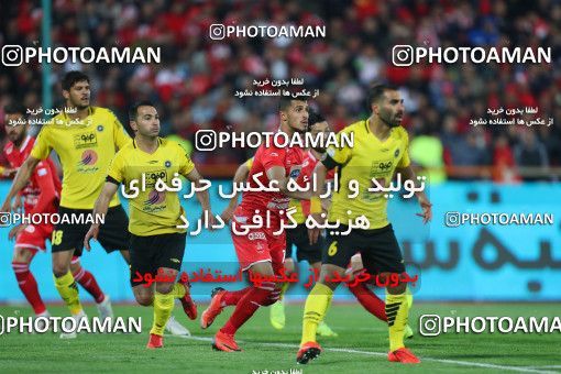1447972, Tehran, , لیگ برتر فوتبال ایران، Persian Gulf Cup، Week 27، Second Leg، Persepolis 0 v 0 Sepahan on 2019/04/26 at Azadi Stadium