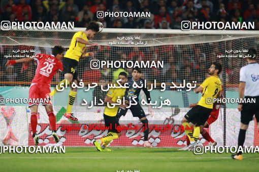 1398699, Tehran, , لیگ برتر فوتبال ایران، Persian Gulf Cup، Week 27، Second Leg، Persepolis 0 v 0 Sepahan on 2019/04/26 at Azadi Stadium
