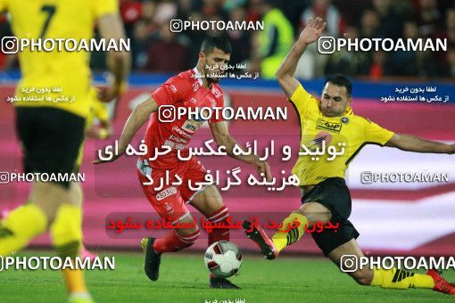 1398830, Tehran, , لیگ برتر فوتبال ایران، Persian Gulf Cup، Week 27، Second Leg، Persepolis 0 v 0 Sepahan on 2019/04/26 at Azadi Stadium