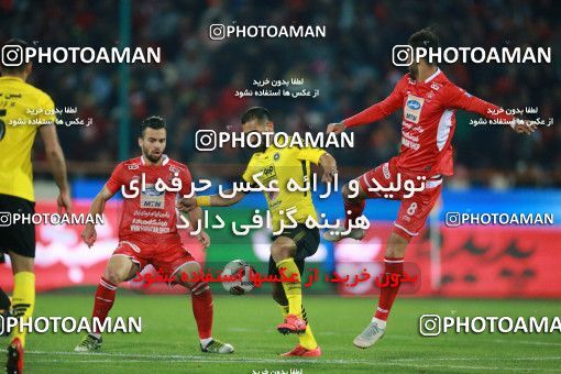 1398877, Tehran, , لیگ برتر فوتبال ایران، Persian Gulf Cup، Week 27، Second Leg، Persepolis 0 v 0 Sepahan on 2019/04/26 at Azadi Stadium