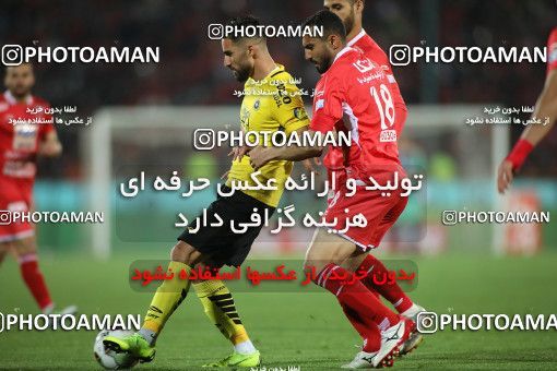 1440671, Tehran, , لیگ برتر فوتبال ایران، Persian Gulf Cup، Week 27، Second Leg، Persepolis 0 v 0 Sepahan on 2019/04/26 at Azadi Stadium