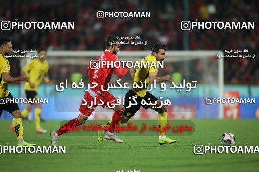 1440763, Tehran, , لیگ برتر فوتبال ایران، Persian Gulf Cup، Week 27، Second Leg، Persepolis 0 v 0 Sepahan on 2019/04/26 at Azadi Stadium
