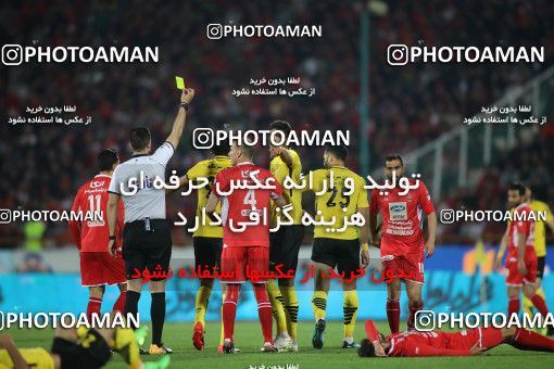1440835, Tehran, , لیگ برتر فوتبال ایران، Persian Gulf Cup، Week 27، Second Leg، Persepolis 0 v 0 Sepahan on 2019/04/26 at Azadi Stadium
