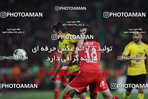1440814, Tehran, , لیگ برتر فوتبال ایران، Persian Gulf Cup، Week 27، Second Leg، Persepolis 0 v 0 Sepahan on 2019/04/26 at Azadi Stadium
