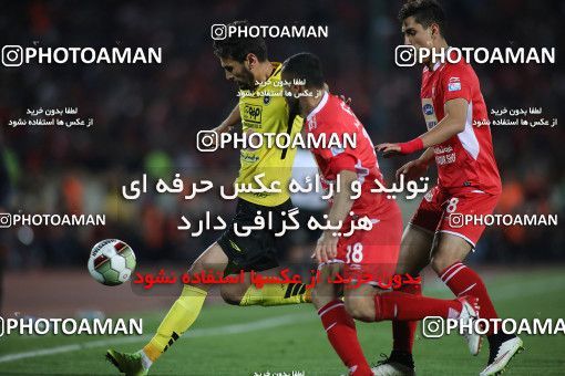 1440853, Tehran, , لیگ برتر فوتبال ایران، Persian Gulf Cup، Week 27، Second Leg، Persepolis 0 v 0 Sepahan on 2019/04/26 at Azadi Stadium
