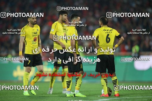 1440828, Tehran, , لیگ برتر فوتبال ایران، Persian Gulf Cup، Week 27، Second Leg، Persepolis 0 v 0 Sepahan on 2019/04/26 at Azadi Stadium