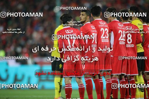 1440836, Tehran, , لیگ برتر فوتبال ایران، Persian Gulf Cup، Week 27، Second Leg، Persepolis 0 v 0 Sepahan on 2019/04/26 at Azadi Stadium