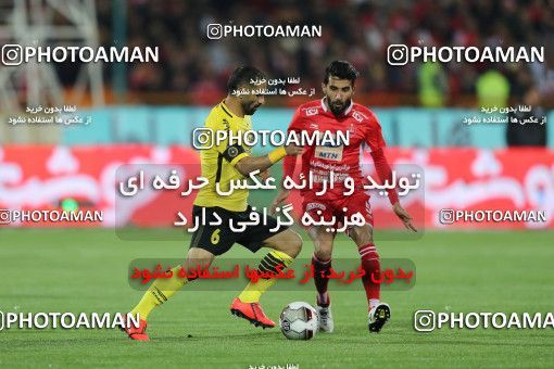 1443443, Tehran, , لیگ برتر فوتبال ایران، Persian Gulf Cup، Week 27، Second Leg، Persepolis 0 v 0 Sepahan on 2019/04/26 at Azadi Stadium