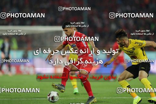 1443439, Tehran, , لیگ برتر فوتبال ایران، Persian Gulf Cup، Week 27، Second Leg، Persepolis 0 v 0 Sepahan on 2019/04/26 at Azadi Stadium