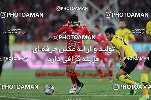 1443566, Tehran, , لیگ برتر فوتبال ایران، Persian Gulf Cup، Week 27، Second Leg، Persepolis 0 v 0 Sepahan on 2019/04/26 at Azadi Stadium