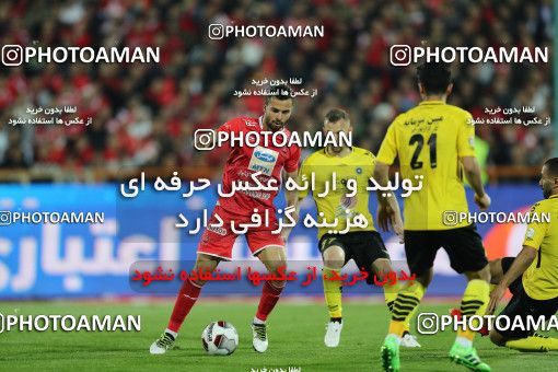 1443560, Tehran, , لیگ برتر فوتبال ایران، Persian Gulf Cup، Week 27، Second Leg، Persepolis 0 v 0 Sepahan on 2019/04/26 at Azadi Stadium